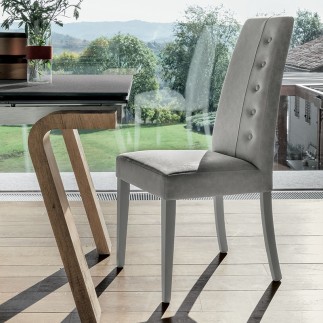 Fabric chair with High Backrest - Bellinzona