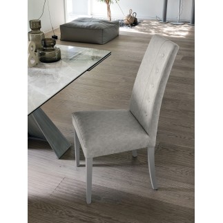 Sedia con Schienale Alto in Ecopelle - Bellinzona | Target Point