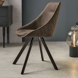 Design Chair in Fabric and Metal - Bilbao | Target Point