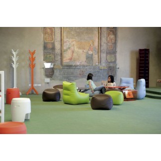 Pouf in Eco-leather or Fabric - Morfino | Casamania