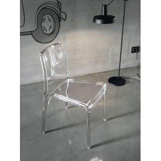 Stackable Chair in Polycarbonate -Futura | IsaProject