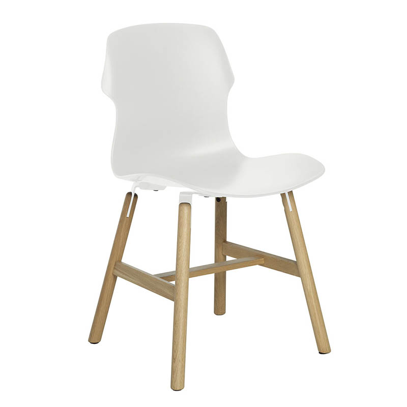 Wood and Polypropylene Chair - Stereo Wood | Casamania