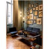 Armchair in leather and metal - Tout Le Jour