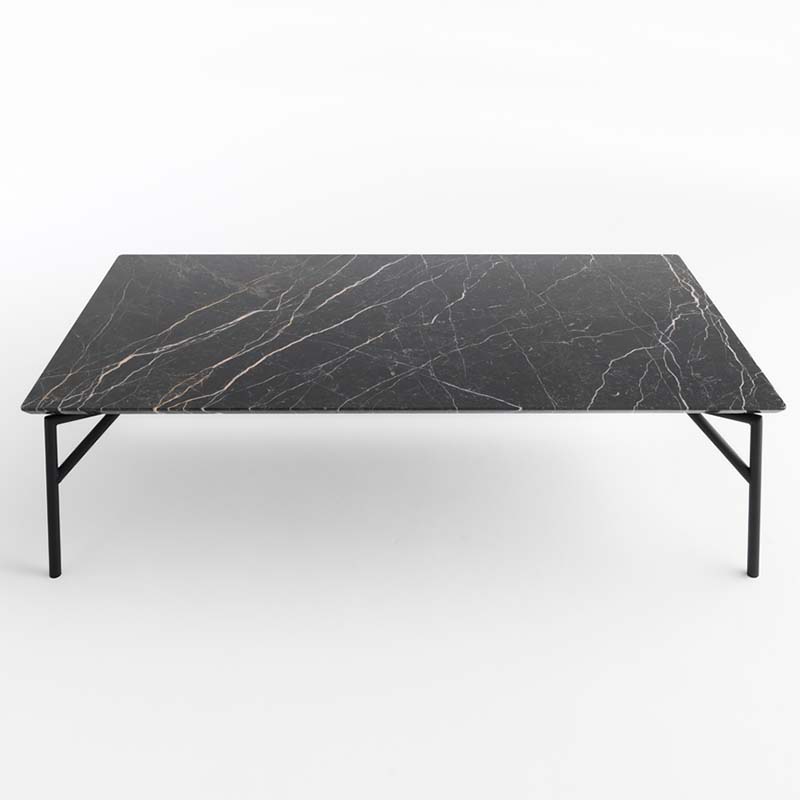 Coffee Table in Marble and Metal for Living Room - Tout Le Jour | Horm