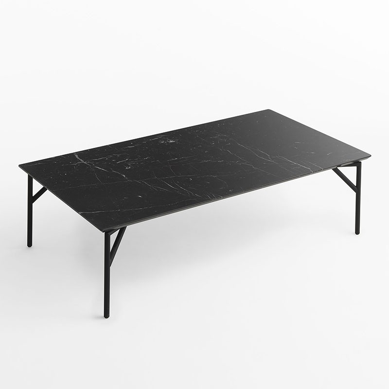 Coffee Table in Marble and Metal for Living Room - Tout Le Jour | Horm