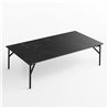 Coffee table in marble and metal - Tout Le Jour