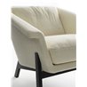 Sienna padded armchair in solid wood