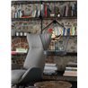 Armchair in solid wood and leather - Soho