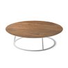 Round coffee table in wood and metal - Albino