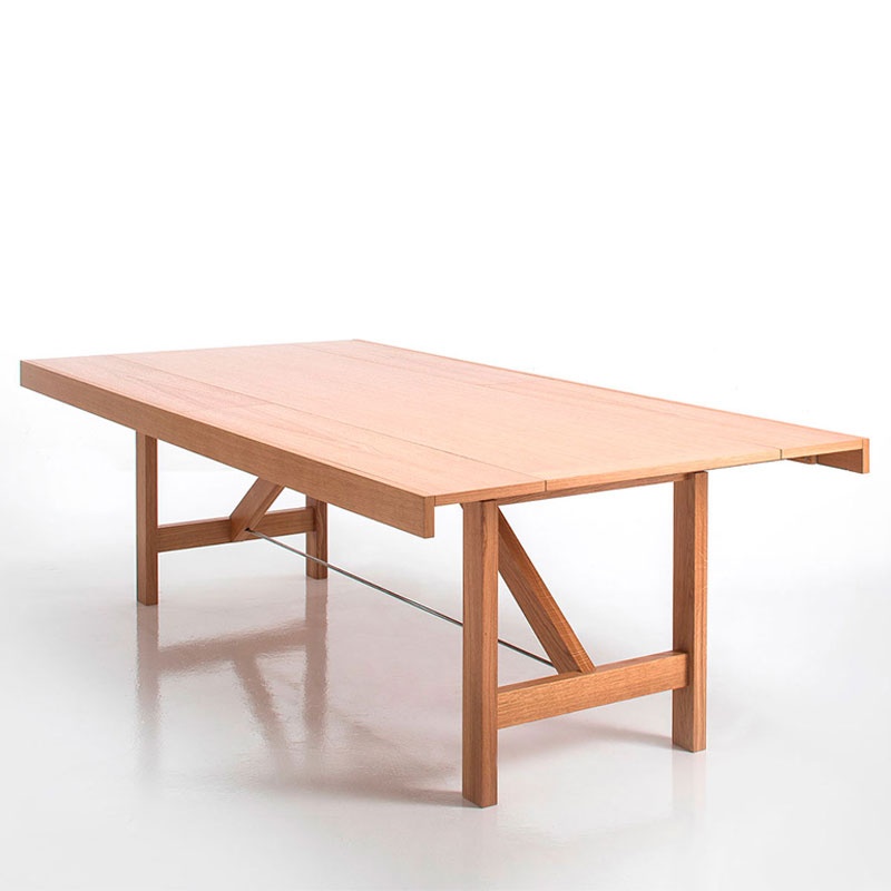 Wooden table extendable in width - Capriata | Horm