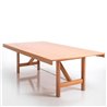 Wooden table extendable in width - Capriata