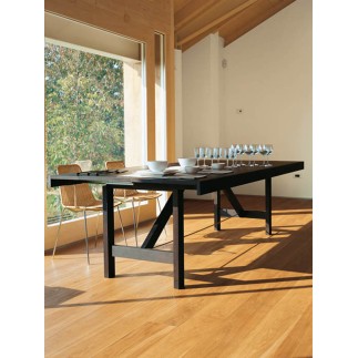 Wooden table extendable in width - Capriata | Horm