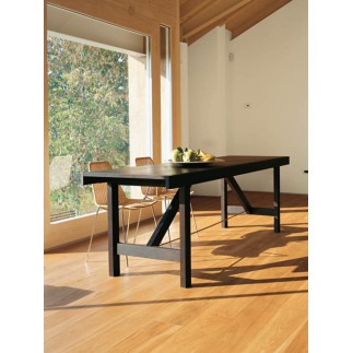 Wooden table extendable in width - Capriata | Horm