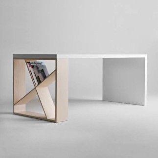 Scrivania di Design con Libreria - J-Table | Horm