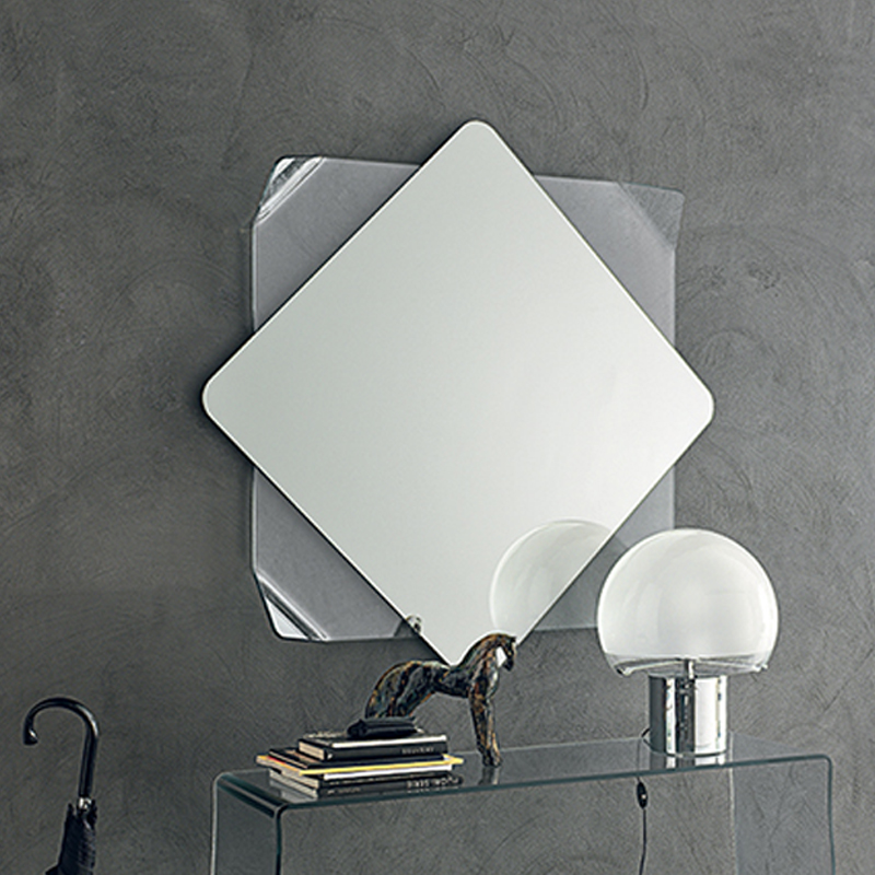 Mirror with Curved Glass Frame - Lynx | IsaProject