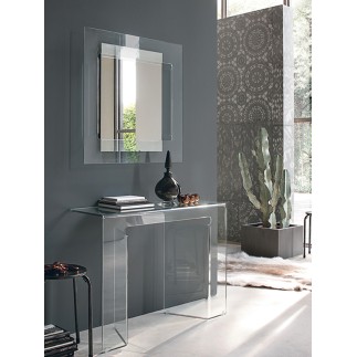 Square Mirror with Glass Frame - Sagitta