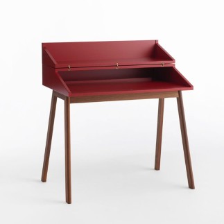 Wooden Desk with LED Light -  Bureau