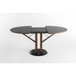 Extendable Table with Marble Base - Flower | Horm