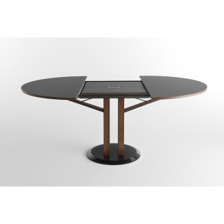 Extendable Table with Marble Base - Flower | Horm