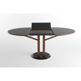 Extendable Table with Marble Base - Flower | Horm