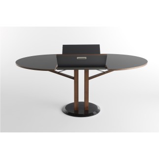 Extendable Table with Marble Base - Flower | Horm