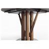 Round extendable table marble base - Flower