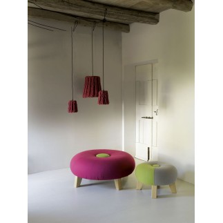 Hanging Lamp with Lampshade in Wool - Granny | Casamania