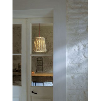 Hanging Lamp with Lampshade in Wool - Granny | Casamania