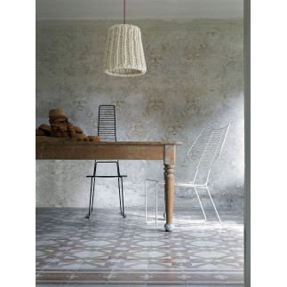 Hanging Lamp with Lampshade in Wool - Granny | Casamania