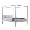 Moheli canopy bed upholstered headboard