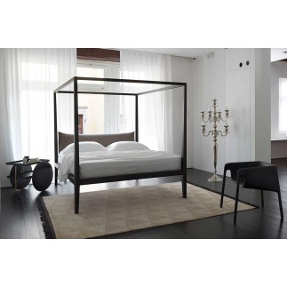 Canopy Bed with Upholstered Headboard - Moheli