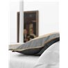 Moheli canopy bed upholstered headboard