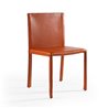 Chair upholstered in leather - Yuta