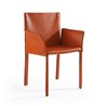 Armchair upholstered in leather - Yuta