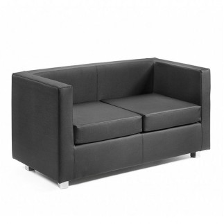Leather Waiting Room Sofa - Quadra | Julia Italia