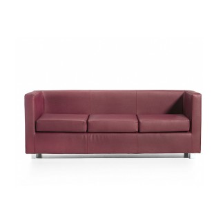 Leather Waiting Room Sofa - Quadra | IsaProject