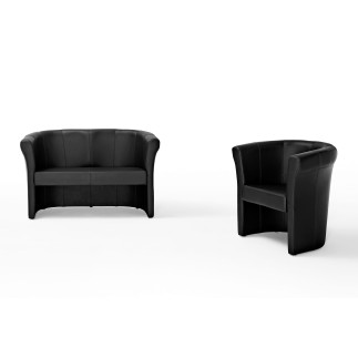 Armchair in fabric, eco-leather or leather - Penelope