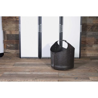 Storage bag in leather with wheels - Vanity