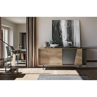 Madia con Ante in Laminato e Metallo - Modus | Target Point