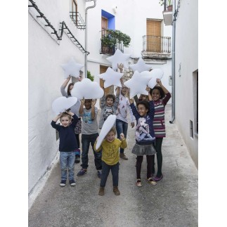 Lampada da parete per bambini in tessuto - Nube | ISA Project