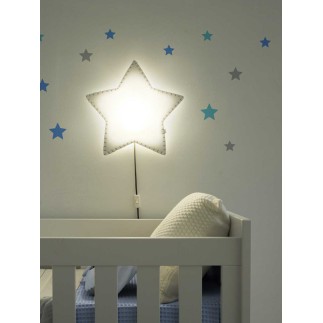 Lampada per bambini a forma di stella in tessuto - Estrella