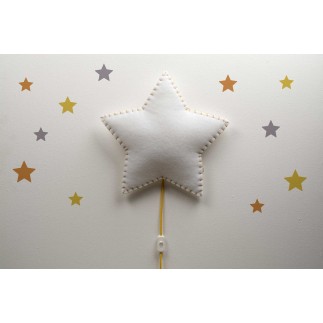 Estrella wall lamp in fabric - Lamps - ISA Project