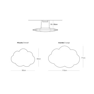 Lampada a sospensione per bambini - Nube