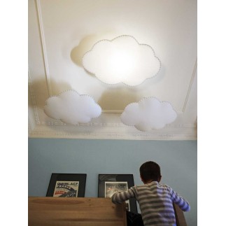 Nube suspended lamp in fabric - Lamps - ISA Project