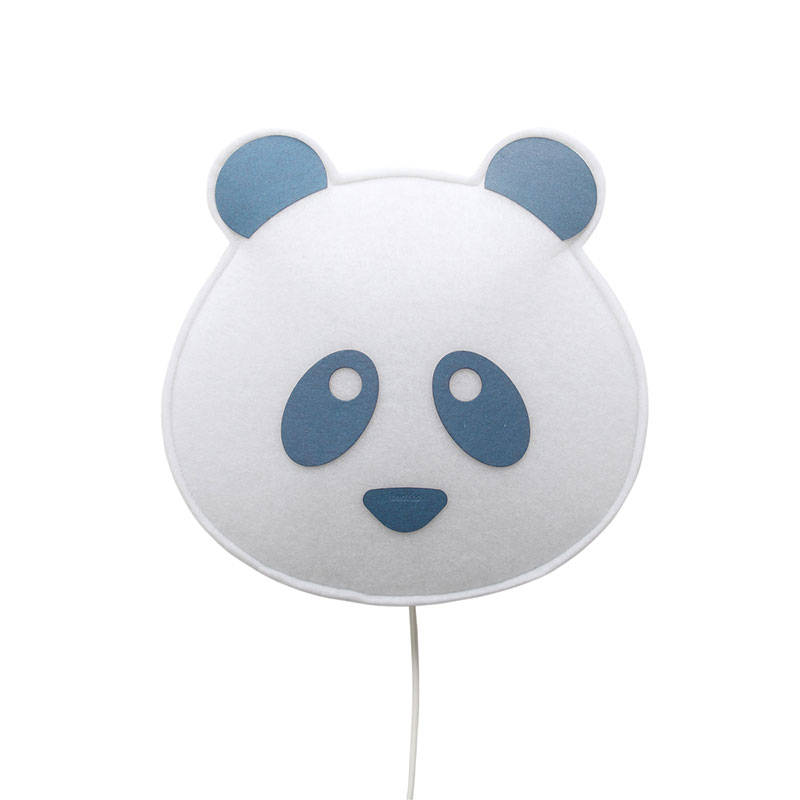 Lampada da parete per bambini in tessuto - Panda | ISA