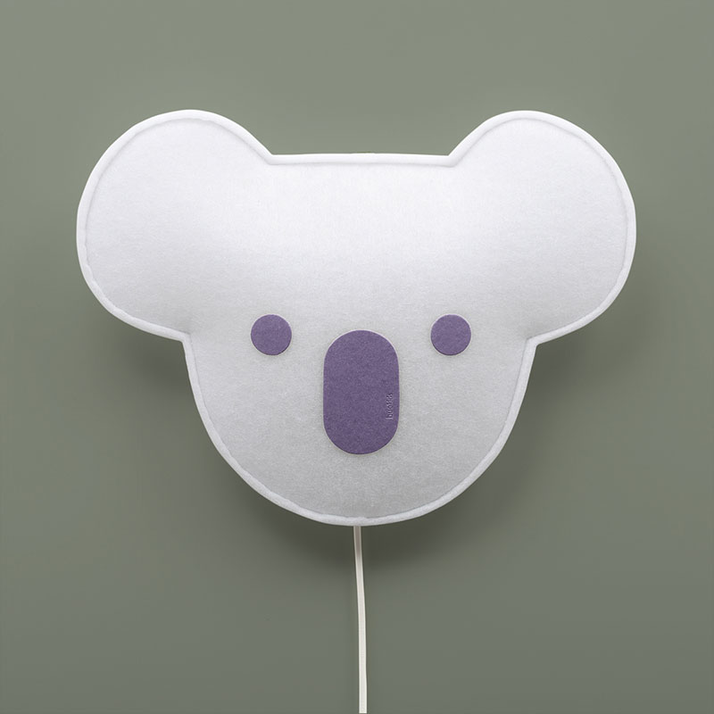 Koala wall lamp in fabric - Lamps - ISA Project