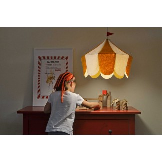 Circus suspended lamp in fabric - Lamps - ISA Project