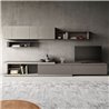 TV cabinet composition in wood and metal - Day 02