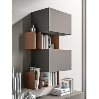 Day 12 bookcase / cabinet composition with rotating TV - Modular wall units - ISA Project