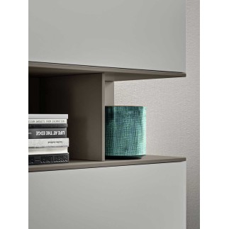 Day 15 bookcase/ TV cabinet composition with consolle - Modular wall units - ISA Project